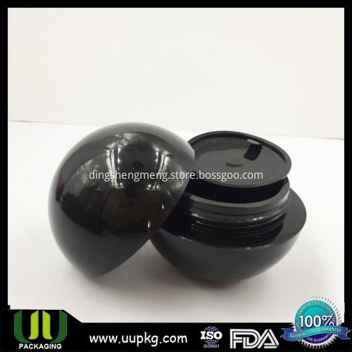 Sphere Cosmetic Plastic Cream Jar Dostosowany kolor
